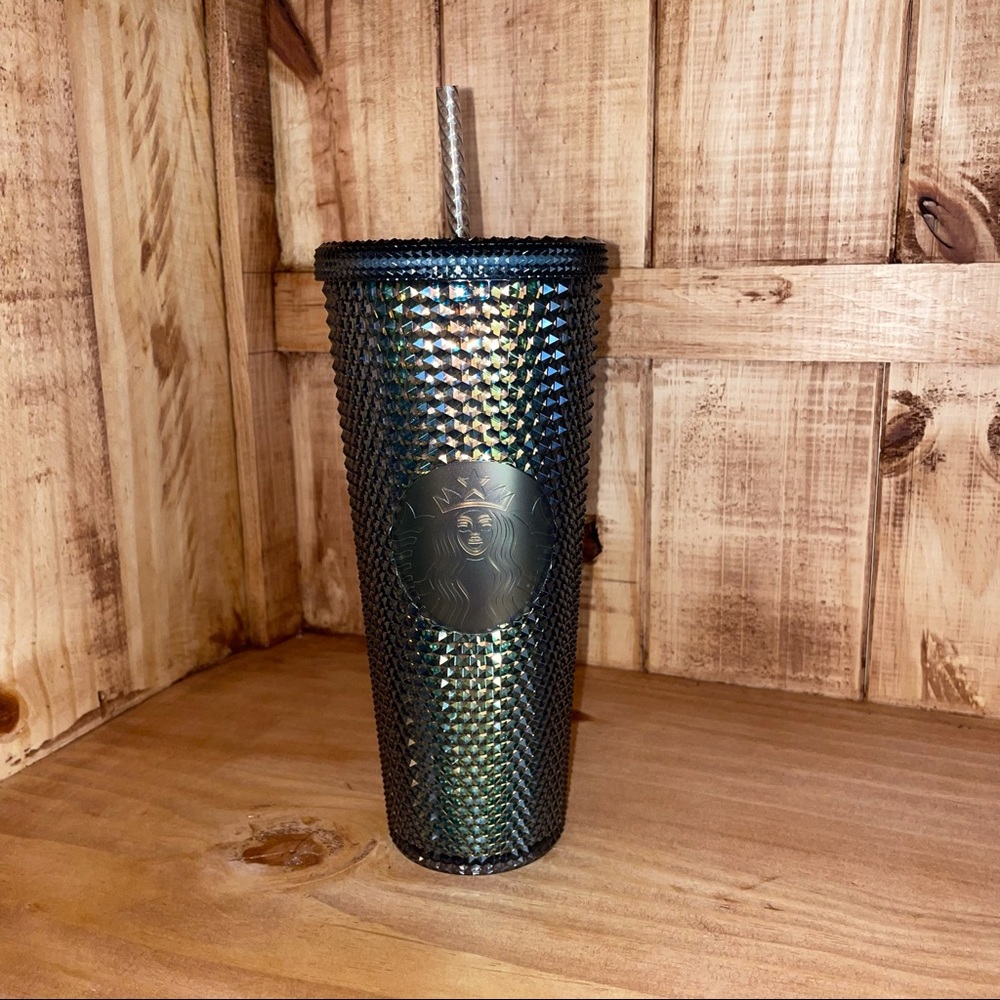 NWT Starbucks Studded Black Gold Iridescent